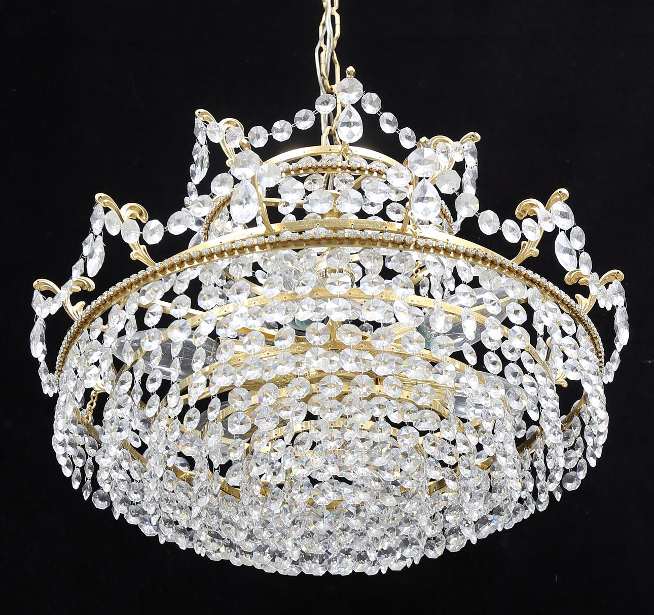 TAKLAMPA, 1900-tal, total höjd ca. 102 cm.