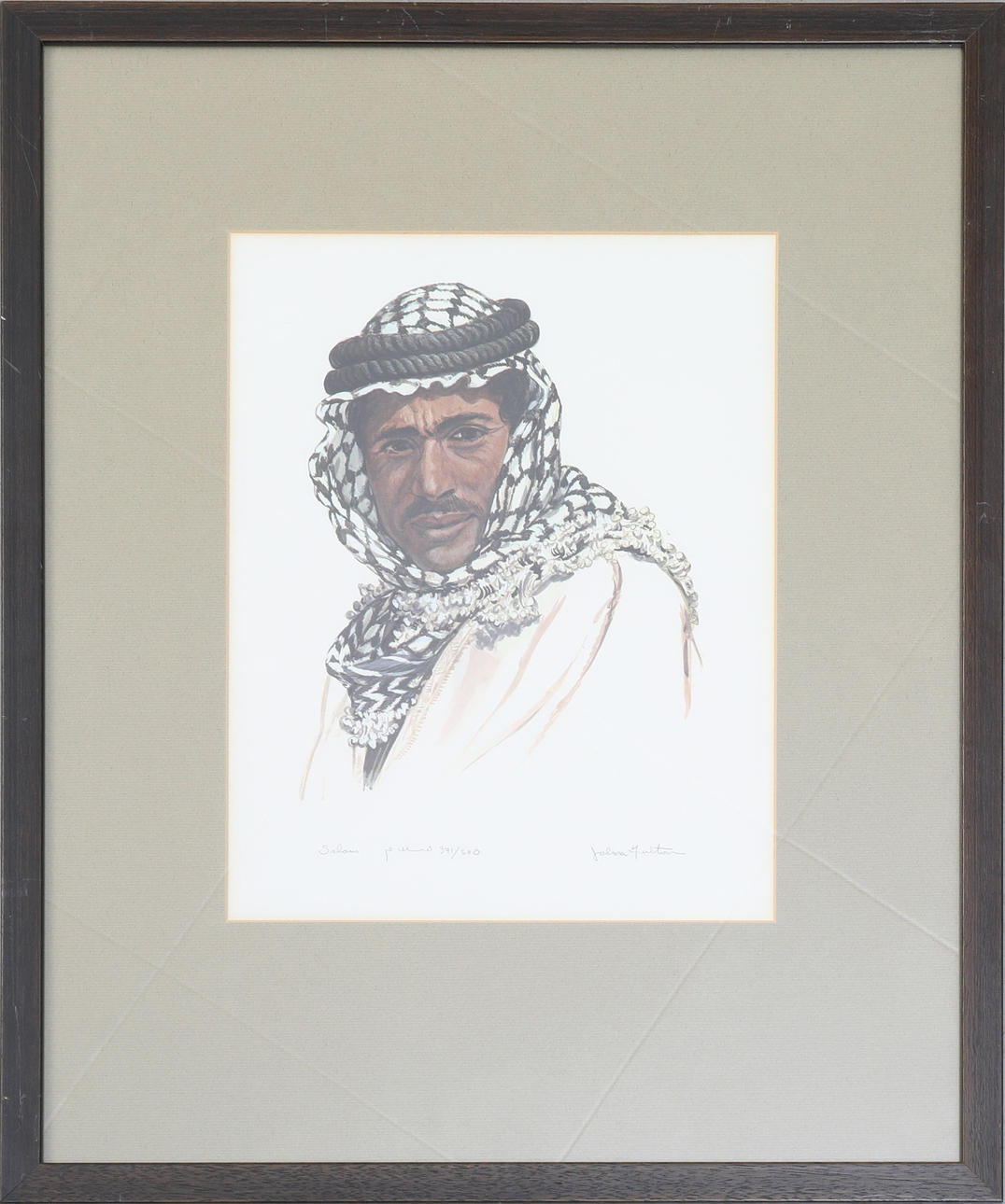 OIDENTIFIERAD KONSTNÄR. lithograph, signed, numbered 371/500.