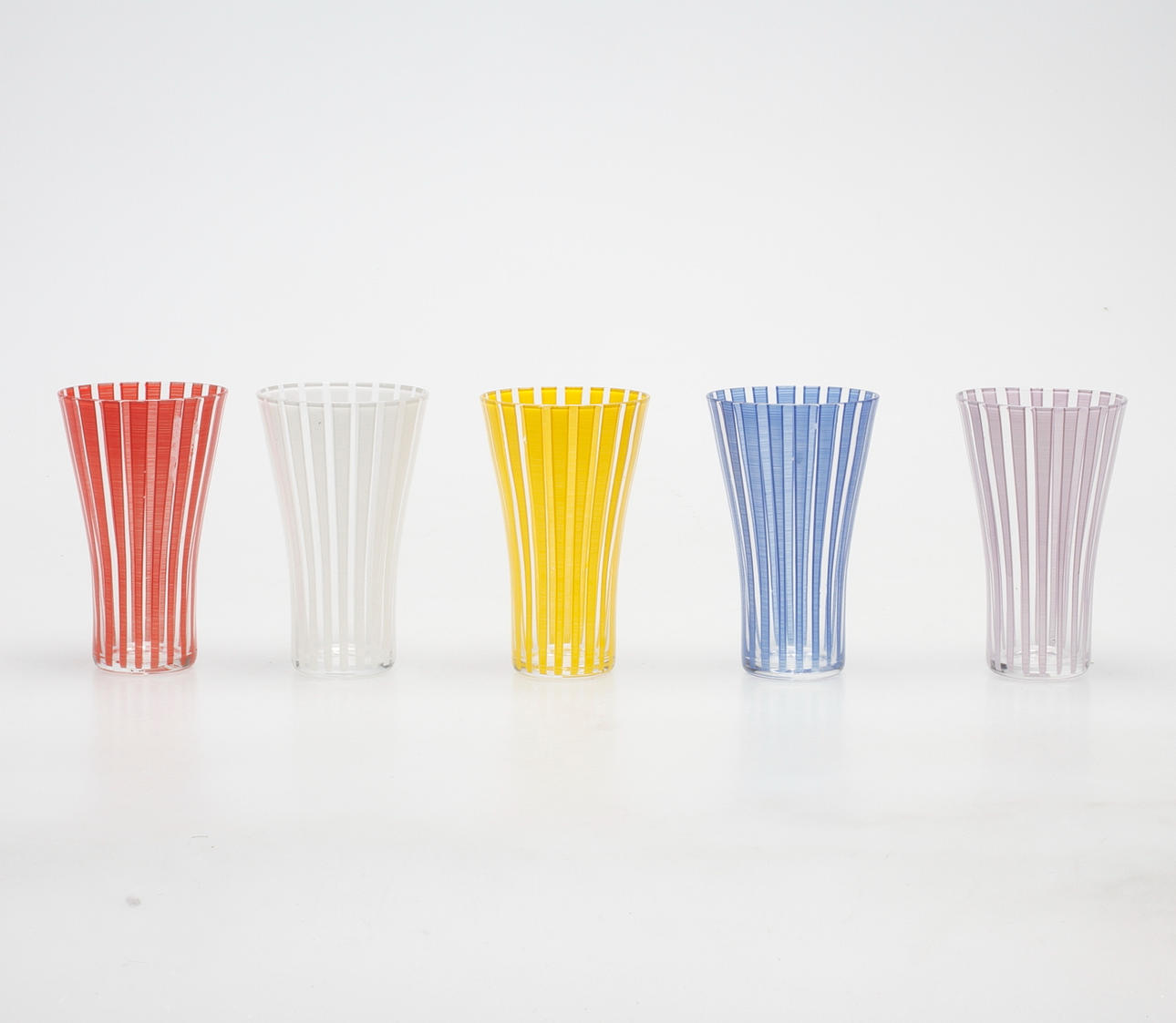 GLAS, 5 st, "Strikt", Bengt Orup, Johansfors.