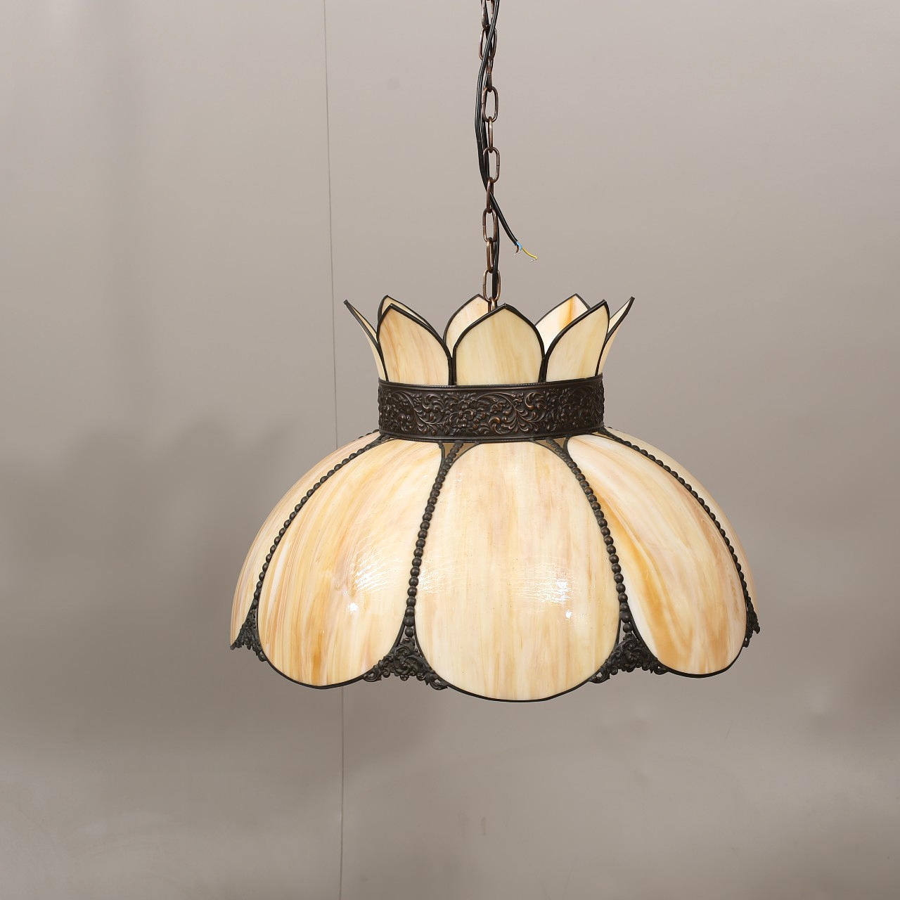 CEILING LAMP, Tiffany style, larger model.