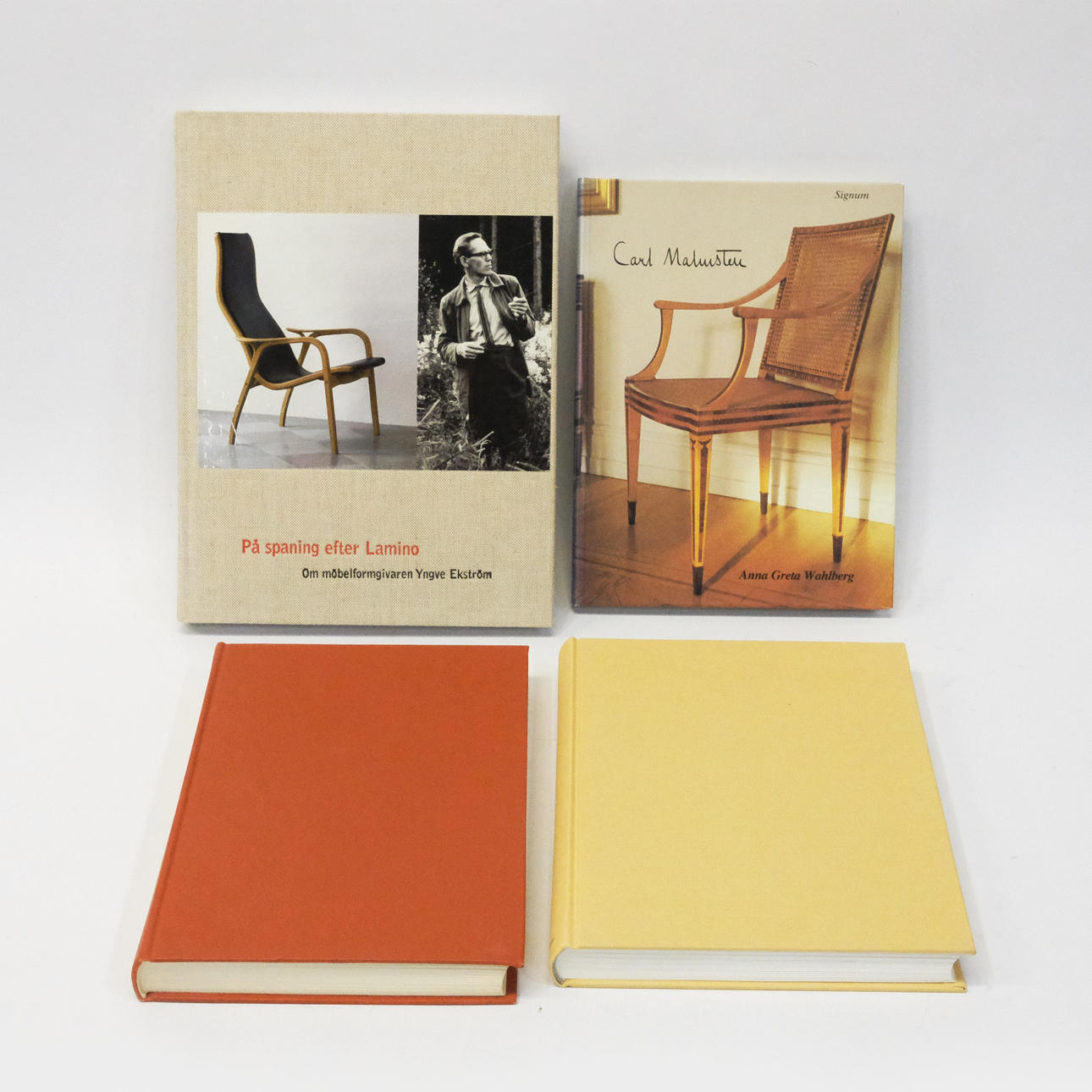 FIRE BØGER, SVENSK MØBELDESIGN.