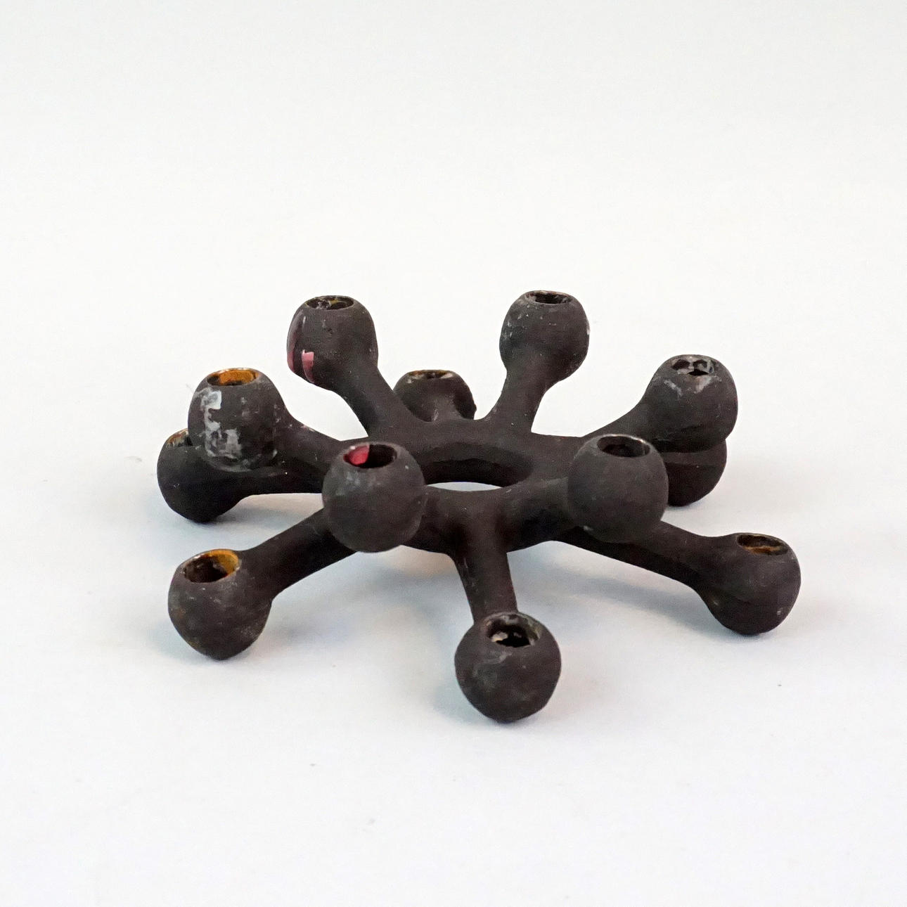 JENS QUISTGAARD, ljusstake, gjutjärn, Dansk design.