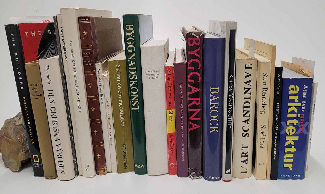 Architektur und Baukunst. Etwa 23 Bände.