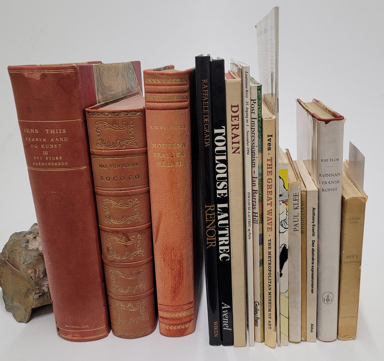 Fransk konst. Ca 17 Volymer.