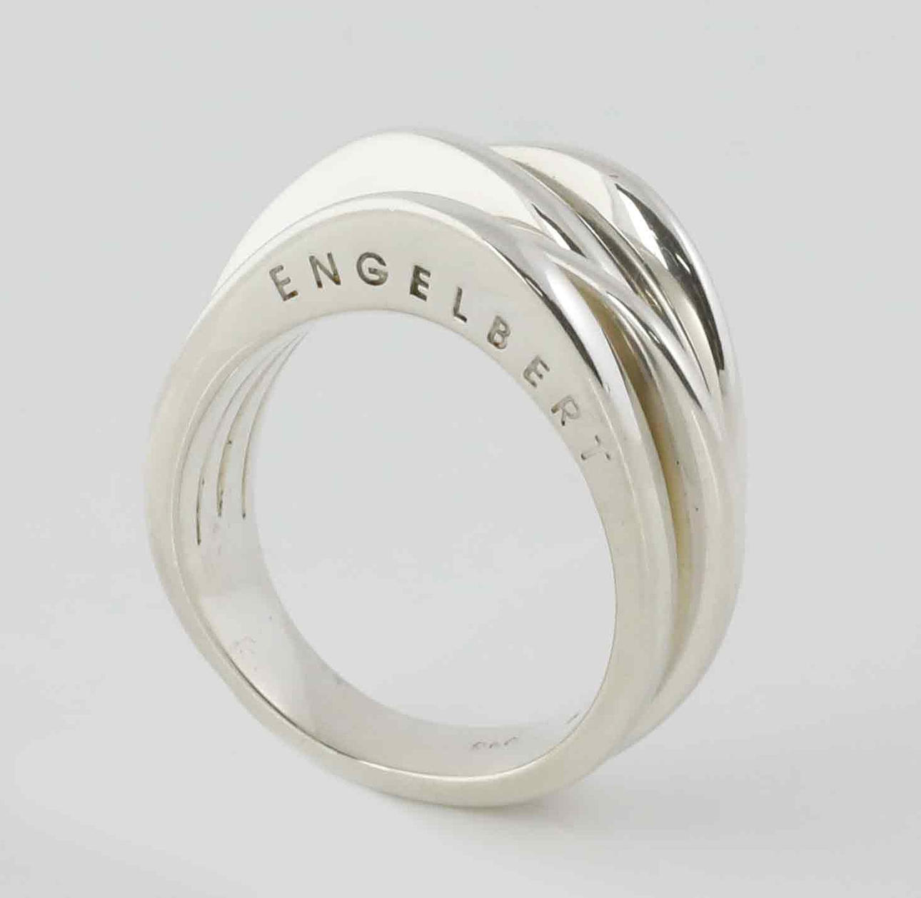 ENGELBERT. ring, silver.