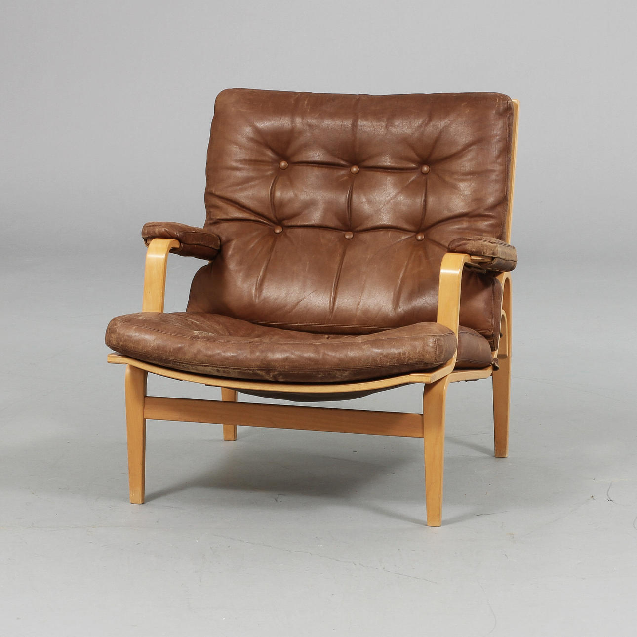 FÅTÖLJ, "Ingrid" Bruno Mathsson för Dux.