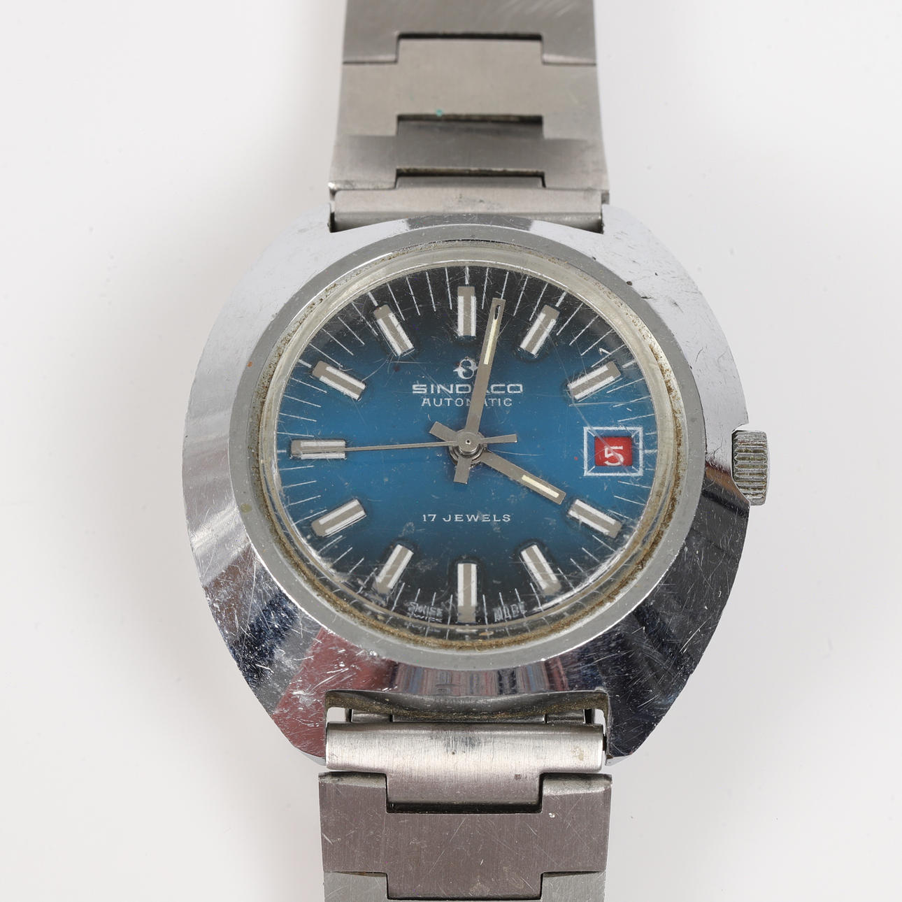 WRIST WATCH, Sindaco Automatic, steel.