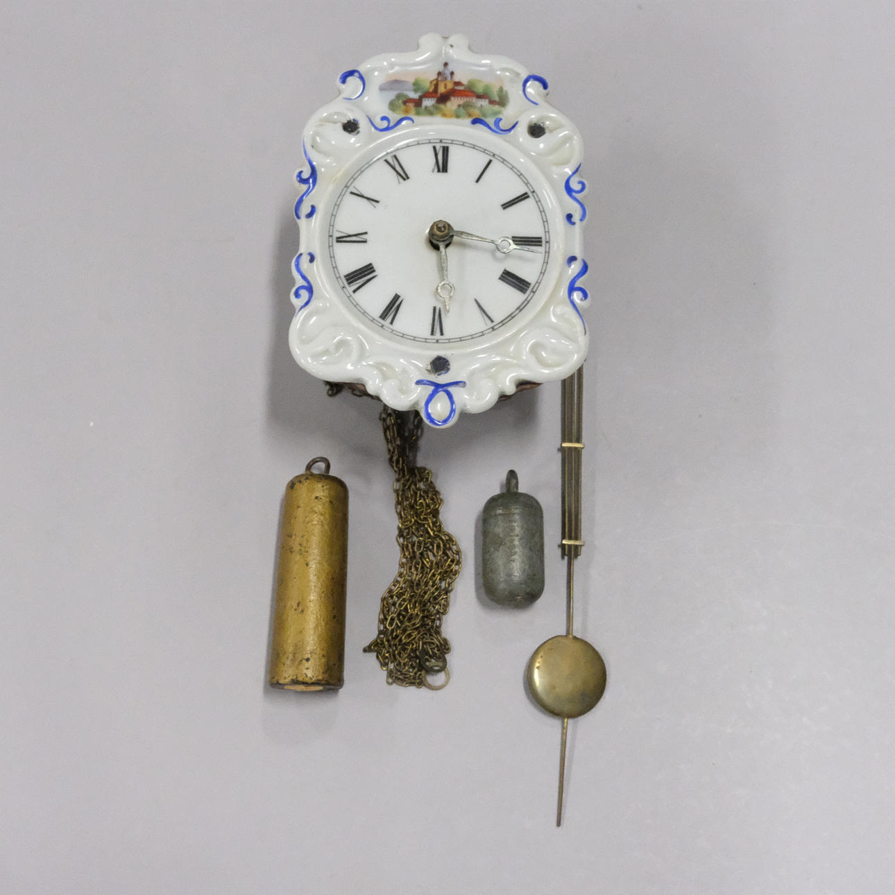 WALL CLOCK WITH PLUMBING.