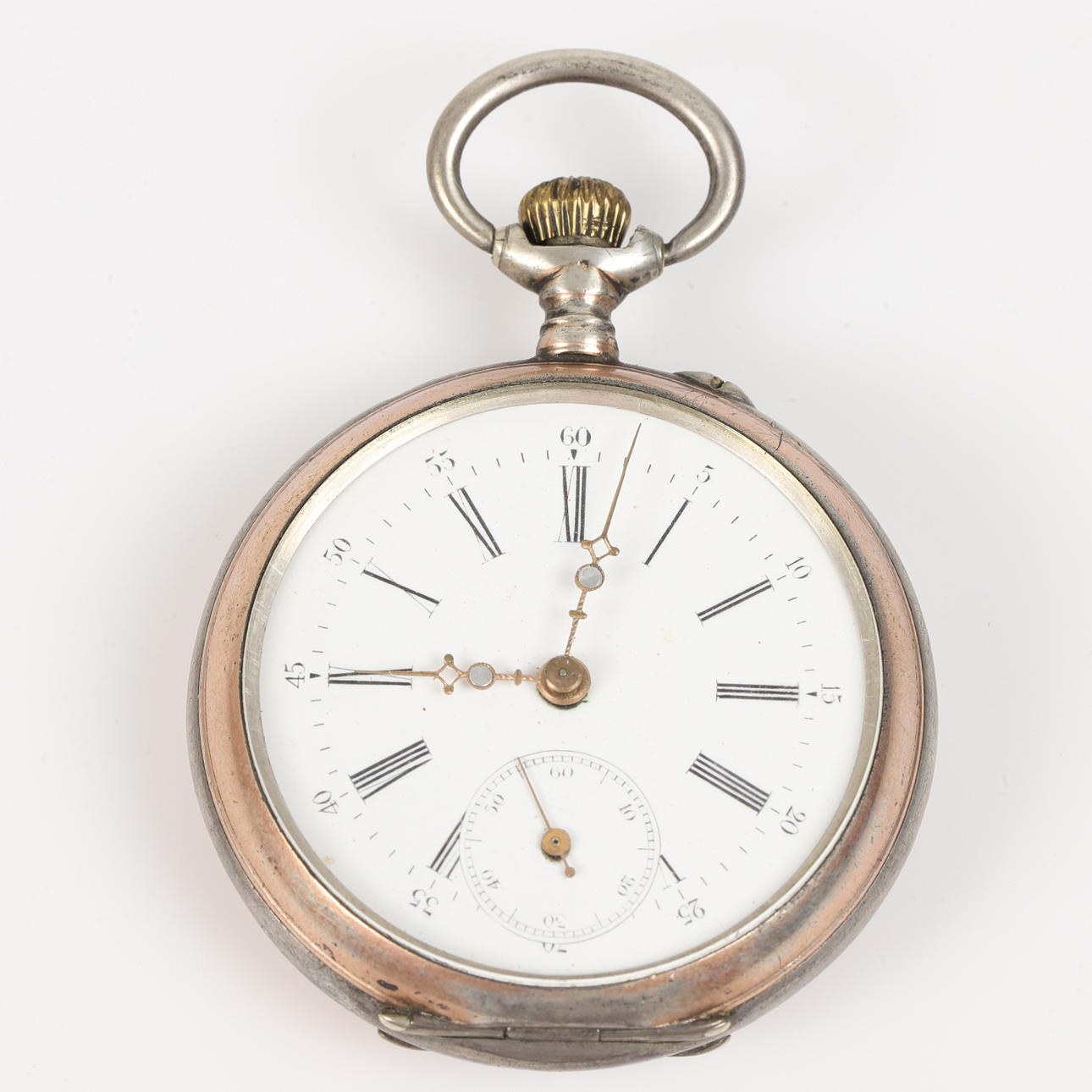 POCKET WATCH, Remontoir, silver.