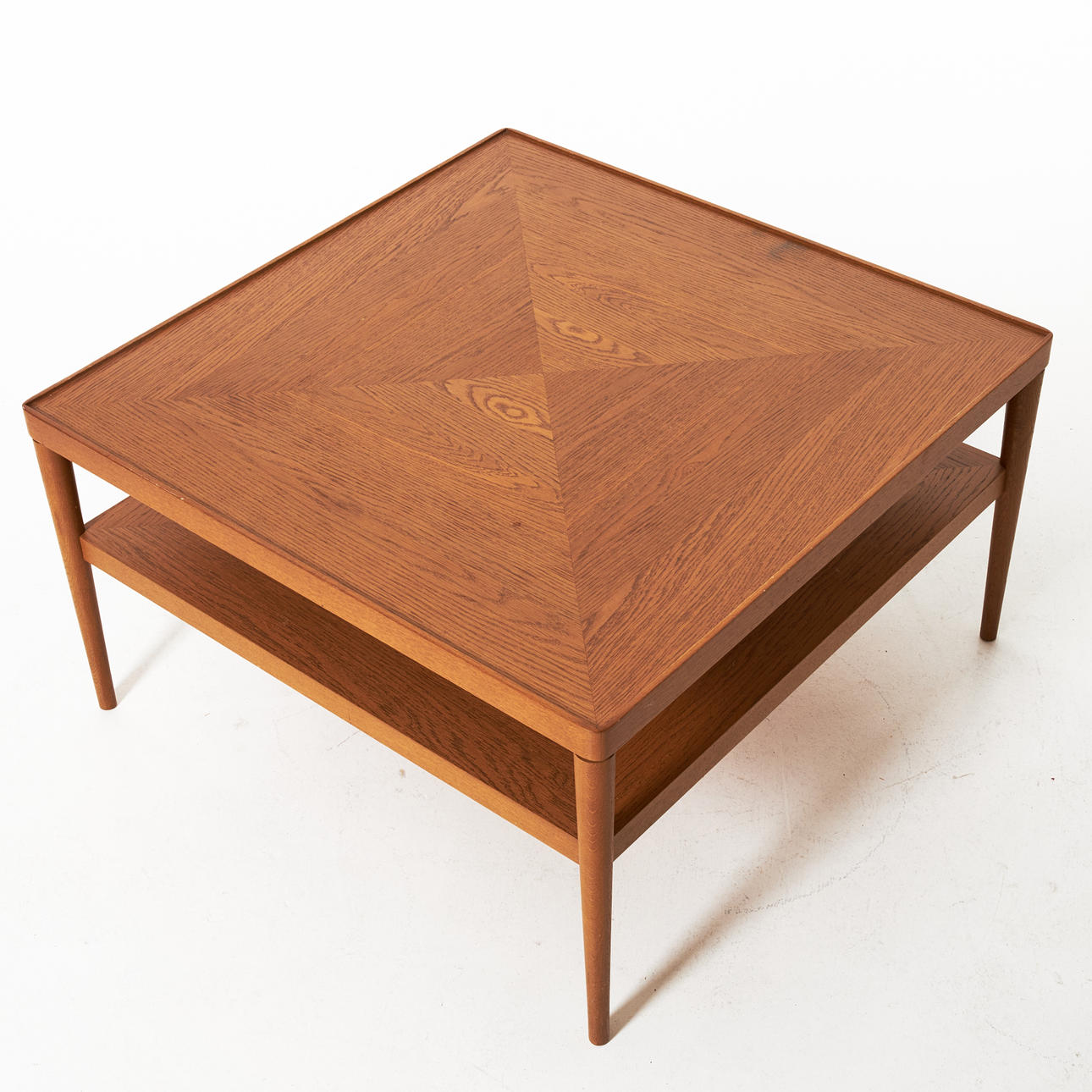 COFFEE TABLE, Ikea "Stockholm", veneered with oak.