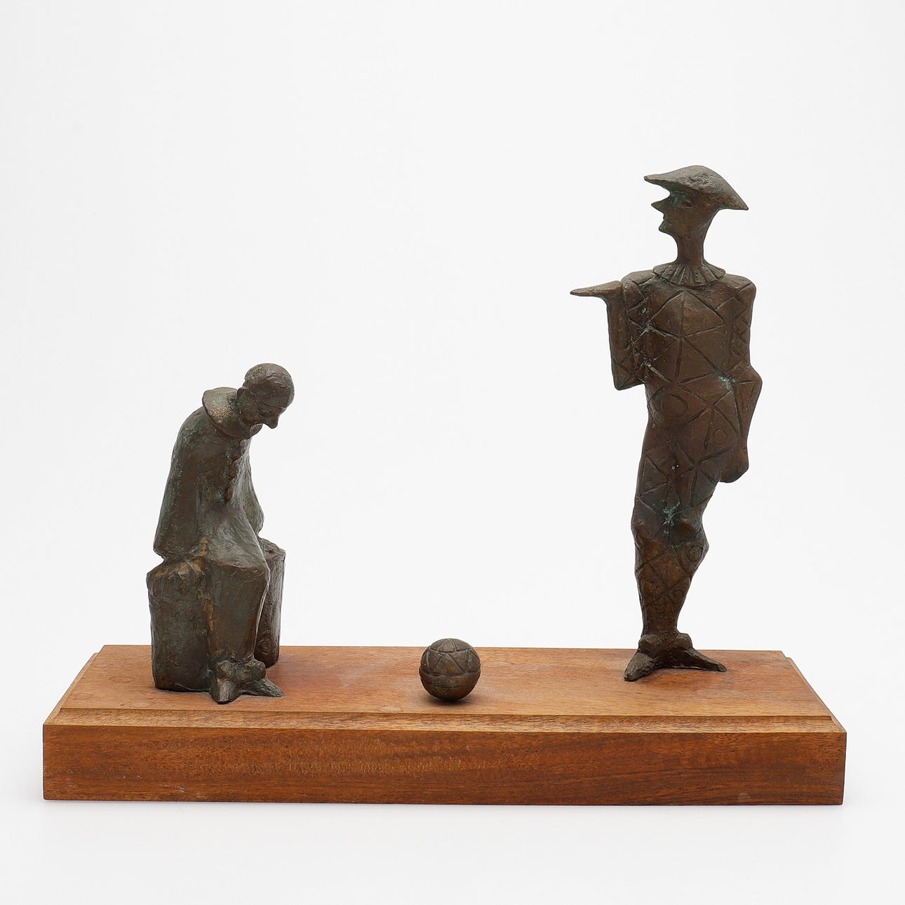 KNUT-ERIK LINDBERG. HARLEKIN UND PIERROT.