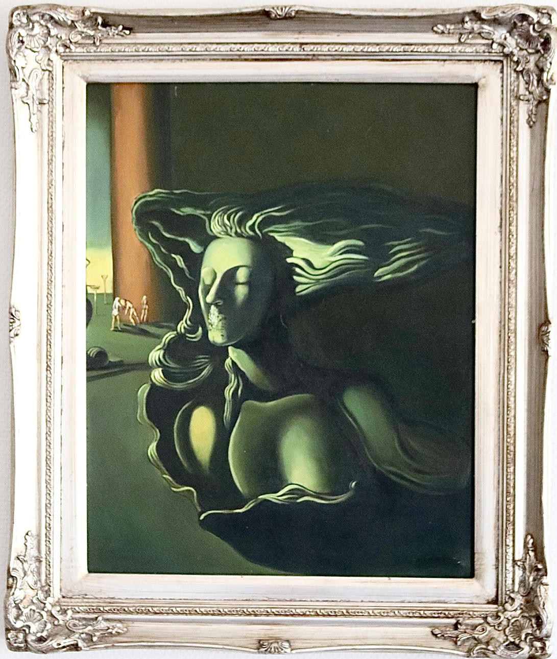 OKÄND KONSTNÄR. Tryck på duk.