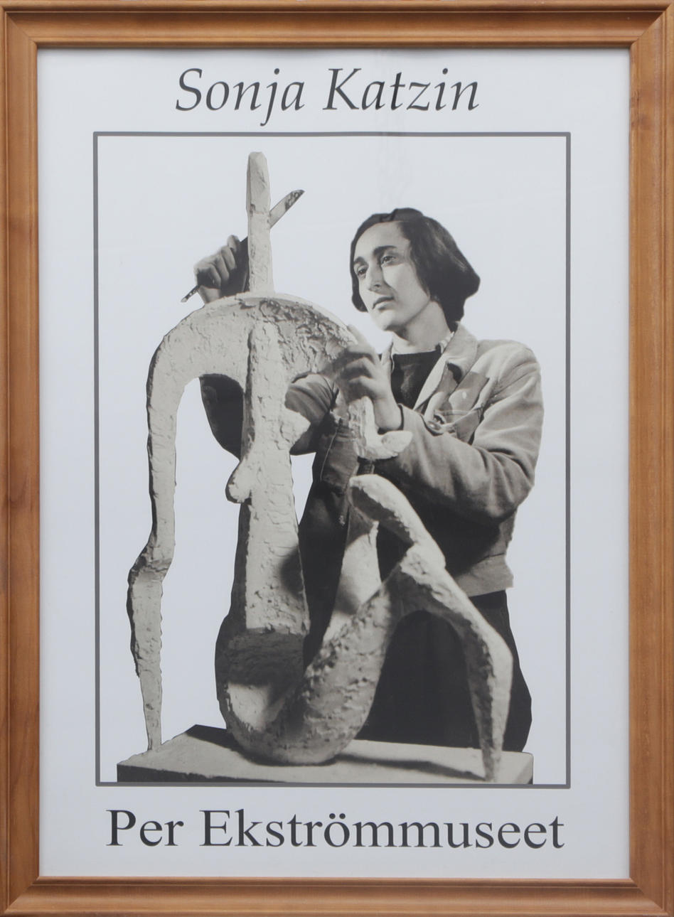 SONJA KATZIN. POSTER, Per Ekström Museum.