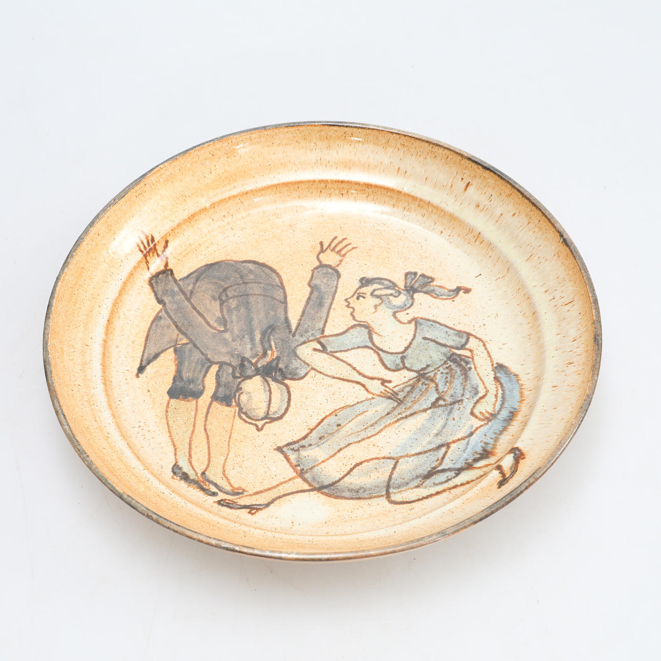 LENA WELLANDER. Dish, ceramic,"CM Bellman, Fredman ep 69".