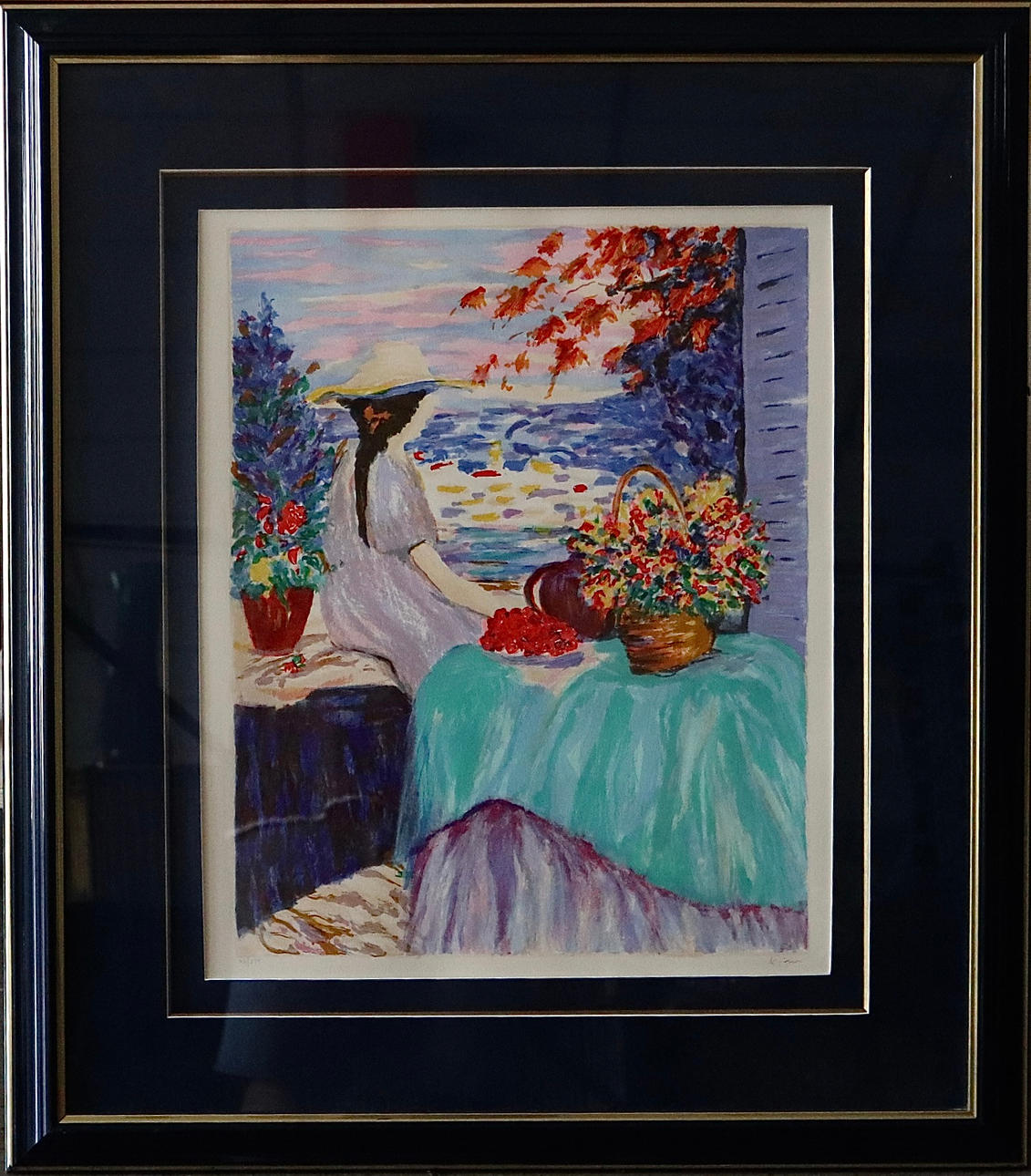 JACQUELINE KAMIN. Farve screen print.