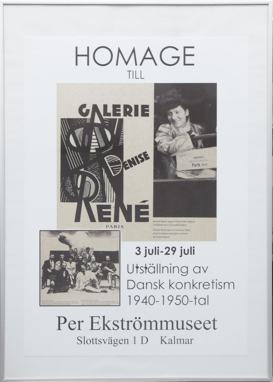 POSTER, Dänischer Konkretismus, Per Ekström Museum.