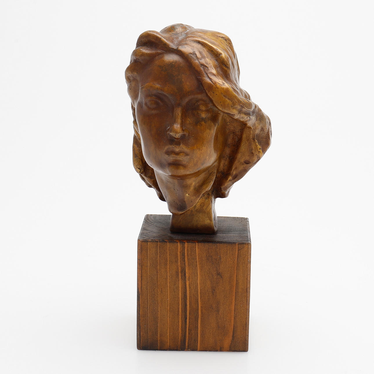 JOHN LUNDQVIST. KVINNOHUVUD.