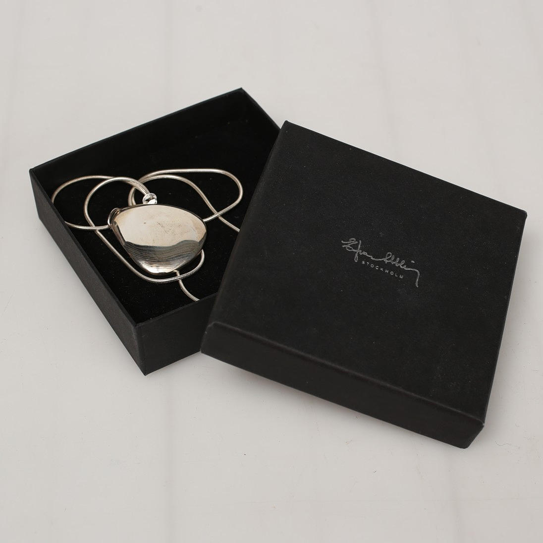 EFVA ATTLING. Halskedja med berlock, Sterlinghsilver.