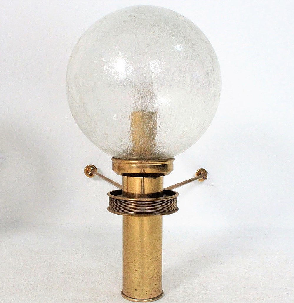 Mässing hall lampa.