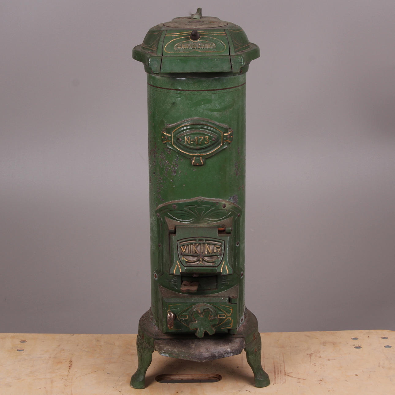 KAMIN, gjutjärn, No 173, Viking, Ankarsrum.