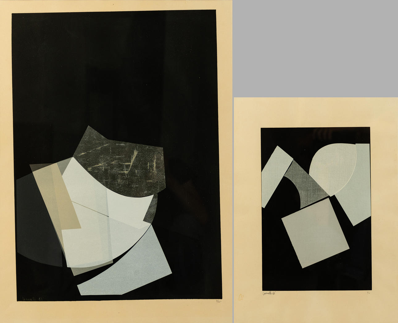 DANTE LEONELLI (GEB. 1932). 2 ark av kompositioner.