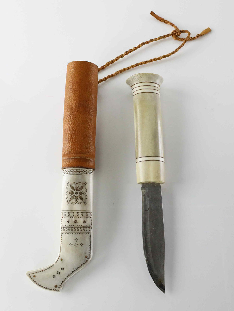 JOHAN MIKAEL HUUVA. common knife, signed.