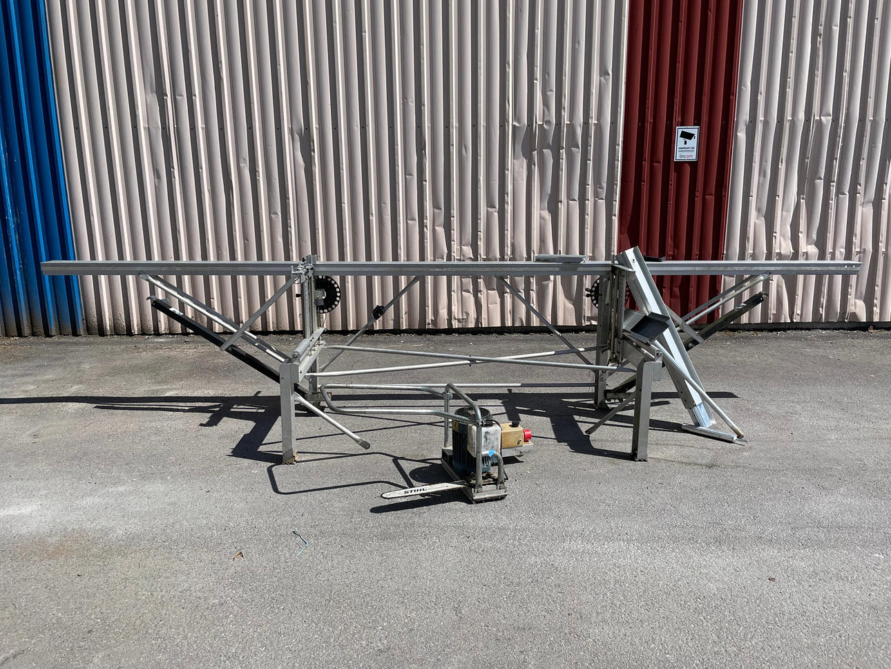 SAHA SÄHKÖMOOTTORILLA, Logosol E5000/X550.