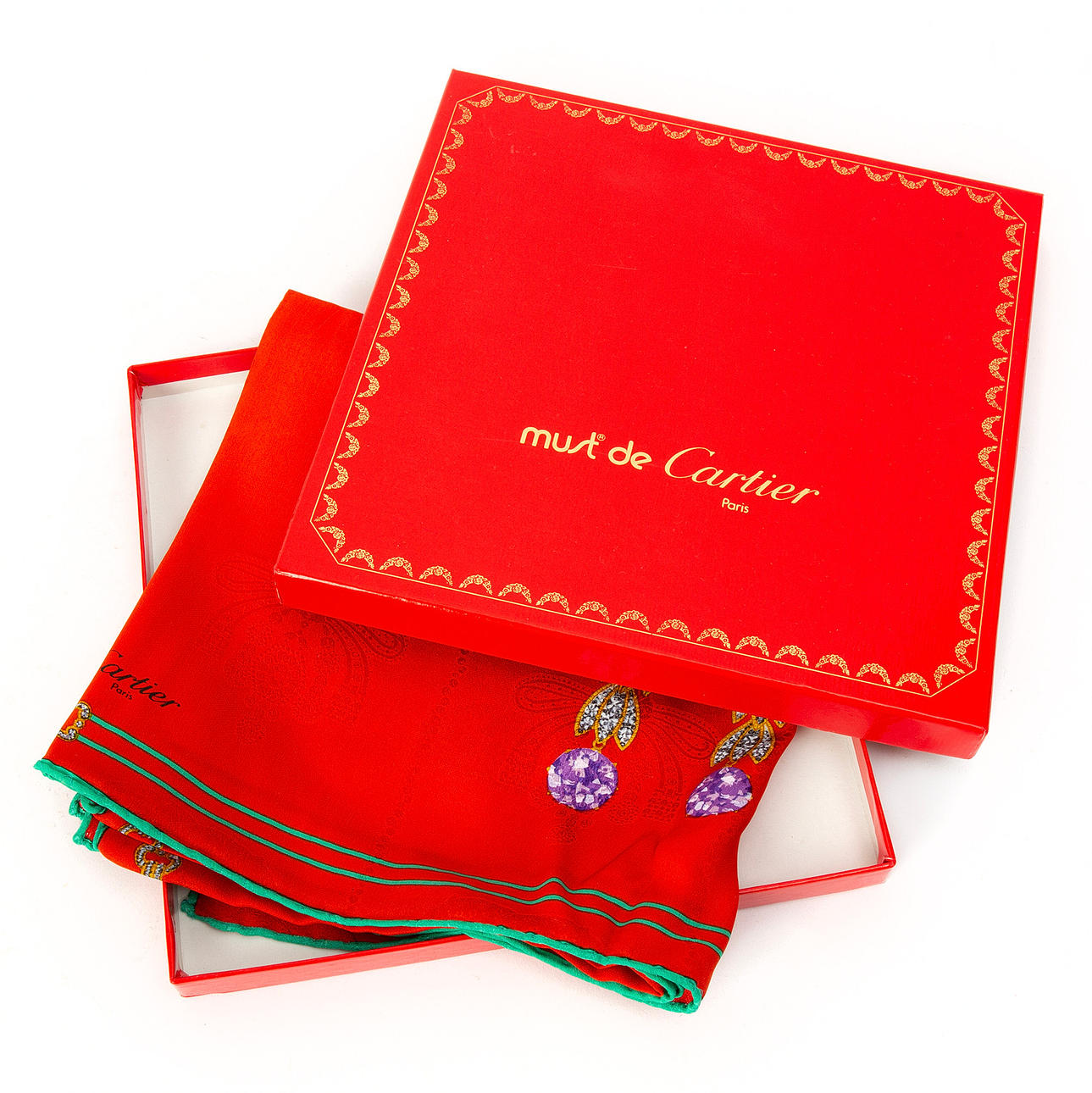 TØRklæde, silke, most de Cartier, Paris.