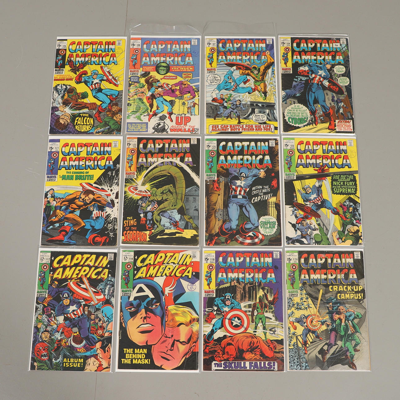 MARVEL COMICS - KAPTEN AMERIKA (1969-1970).