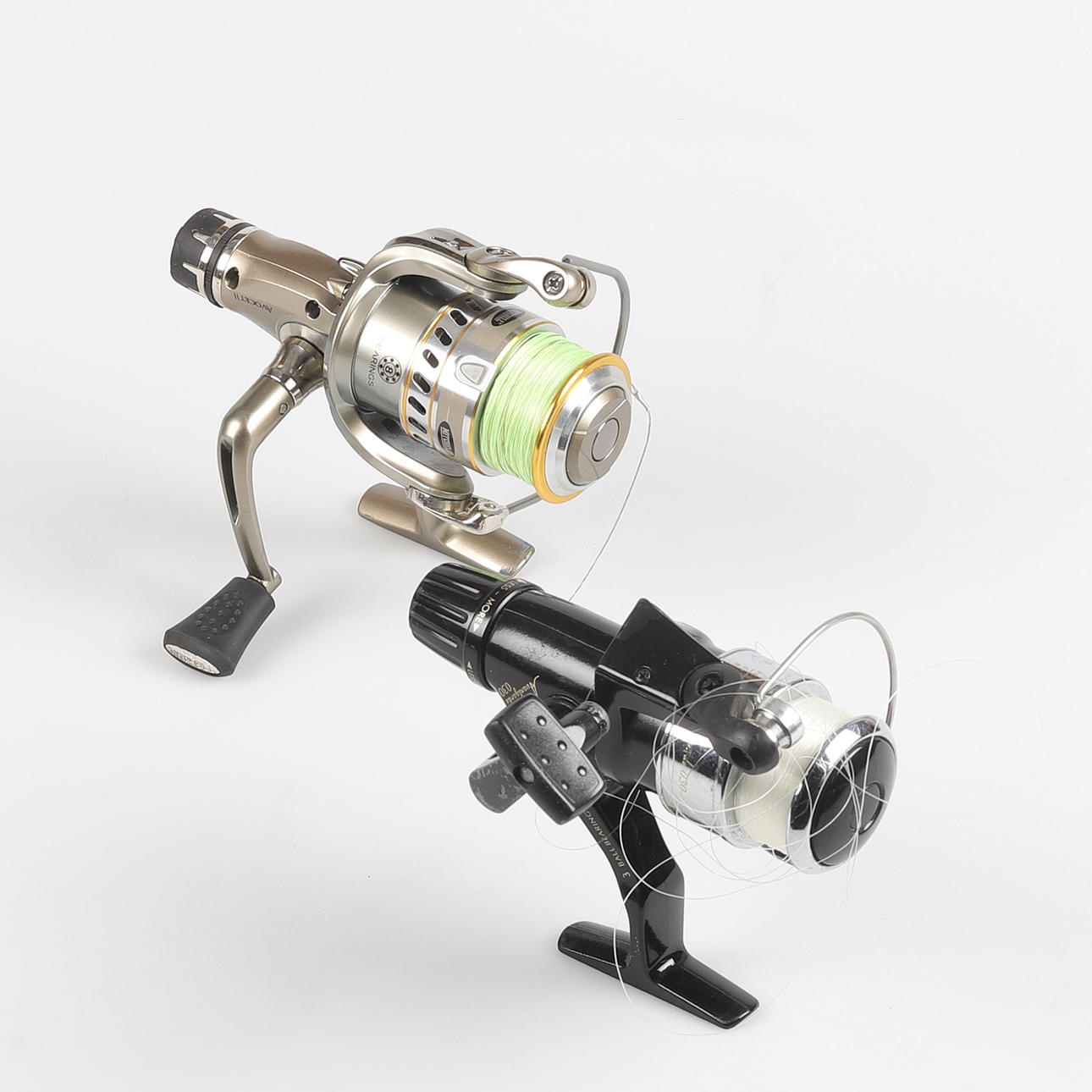 HASPELRULLAR 2 stycken, Mitchell och Fladen.