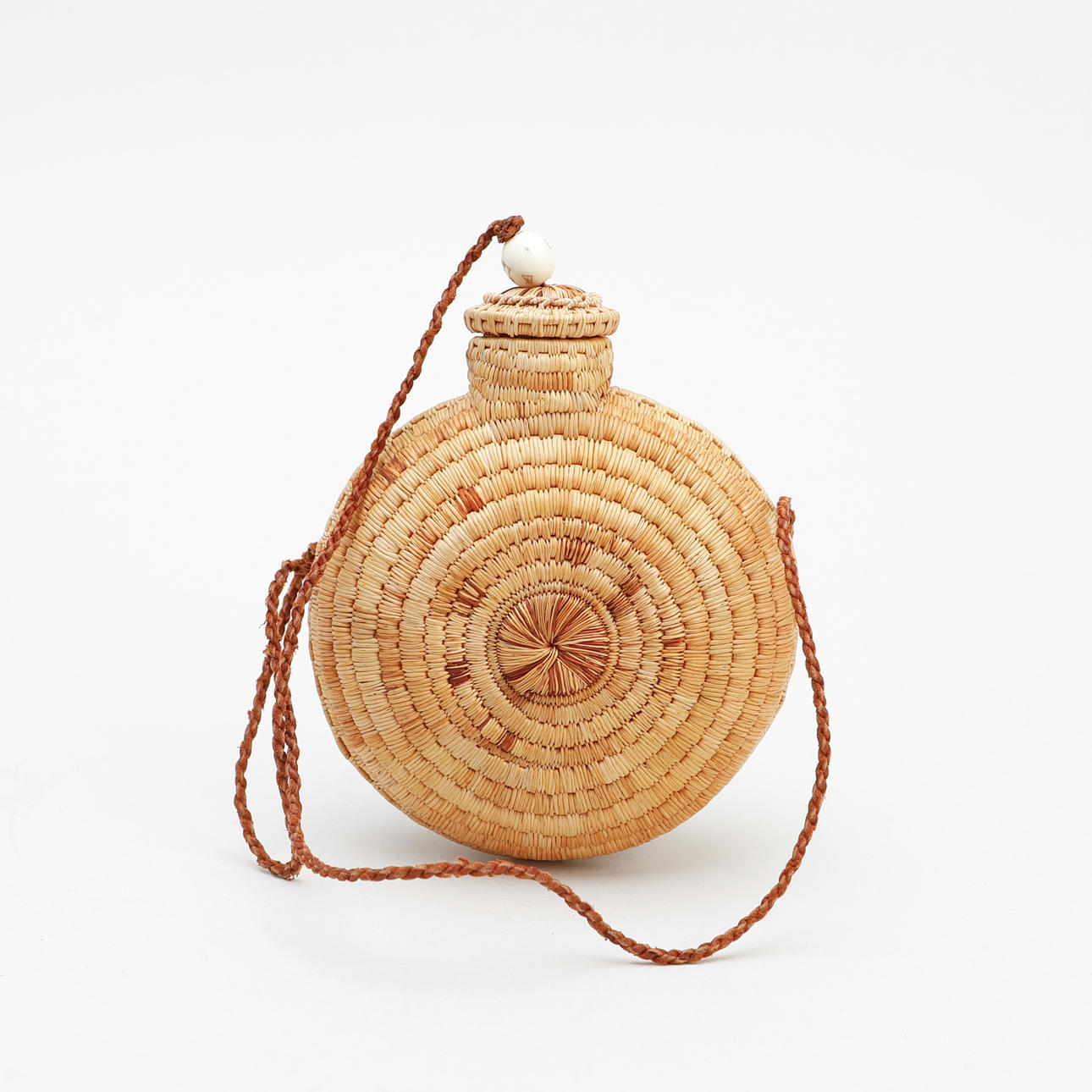 ELLEN KITOK-ANDERSSON. Salt bottle, root work, signed.