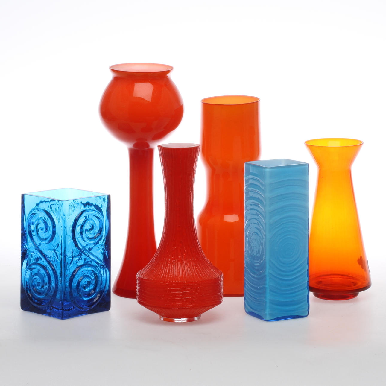 VASER 6 st, glas, bland annat Bergdala och Eneryda.