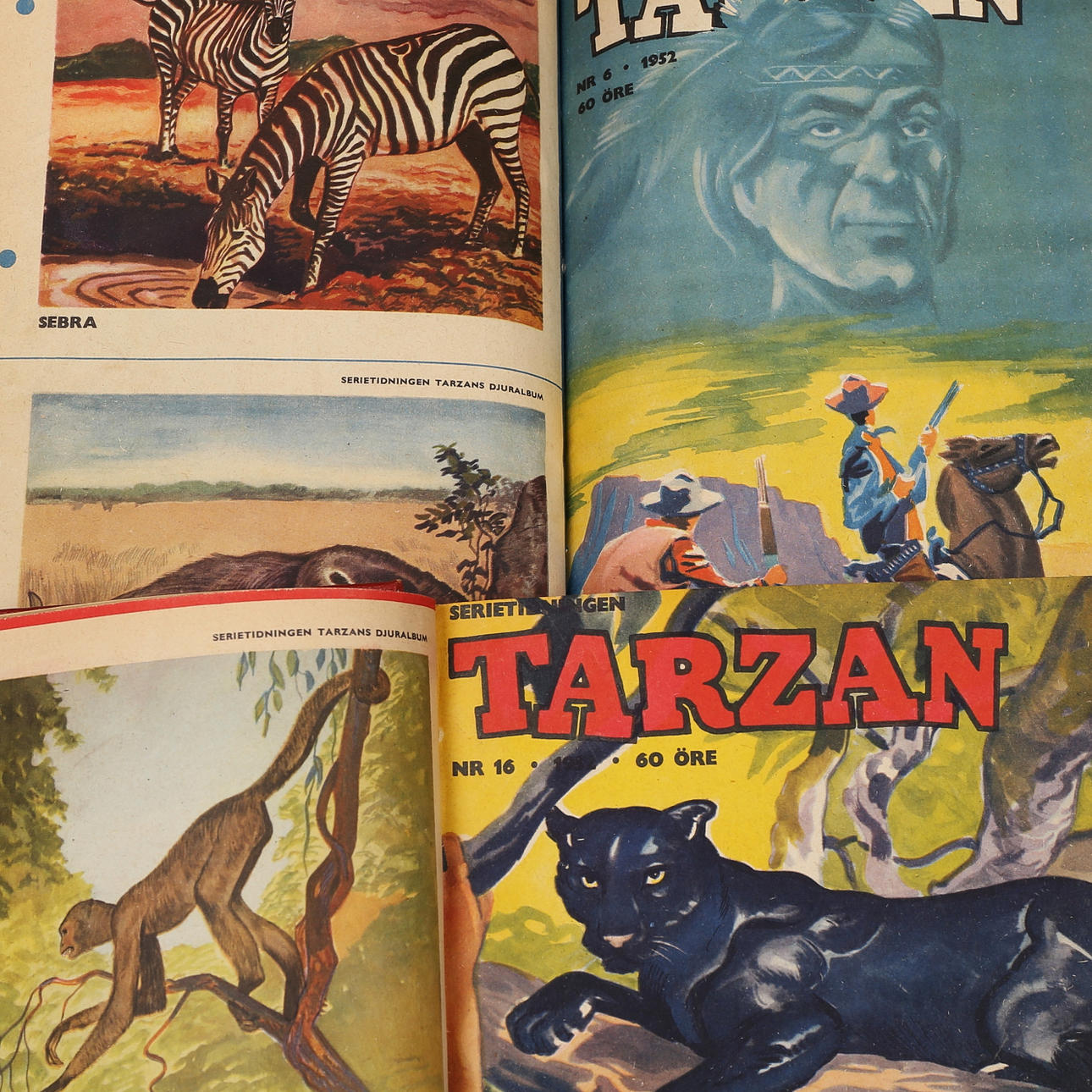 TARZAN, inbunden årgång 1952.