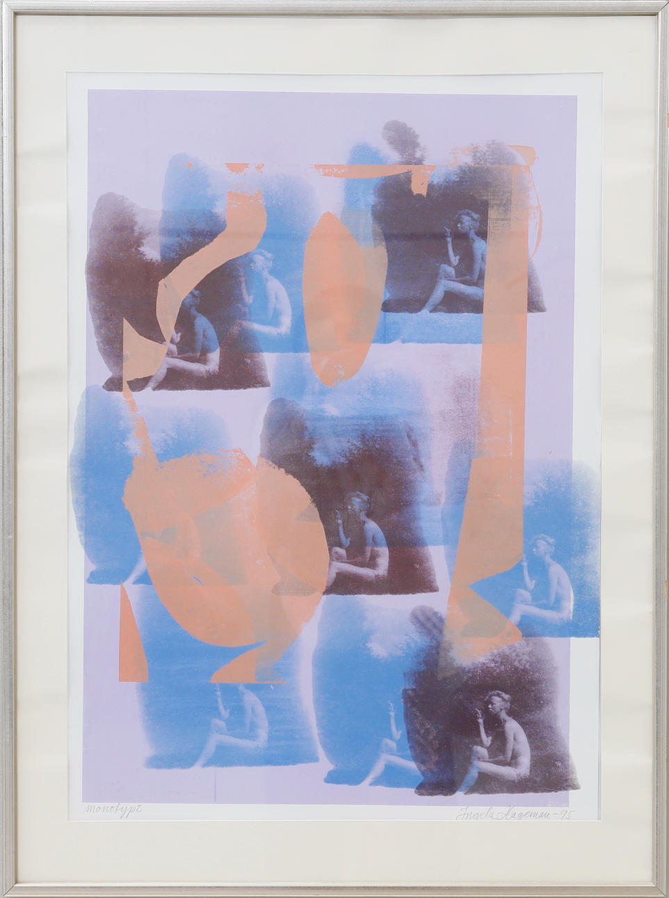 INGELA HAGEMAN. Monotype, signed and dated -95.