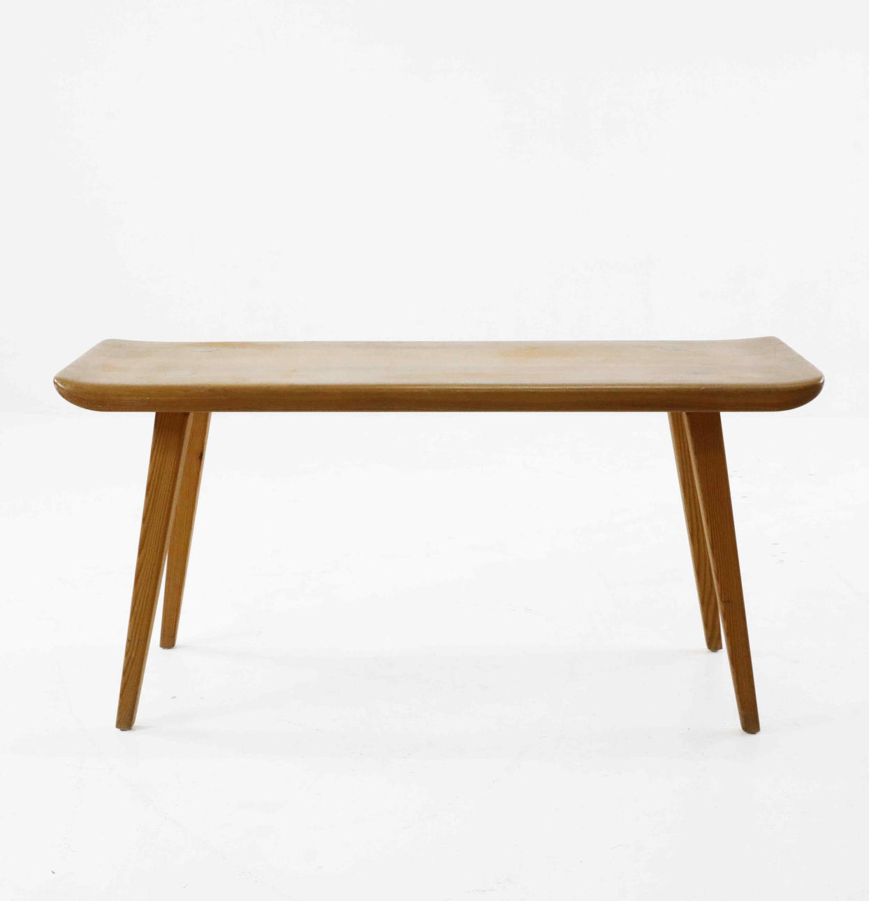 CARL MALMSTEN. "Visingsö", bench, pine, marked underneath.