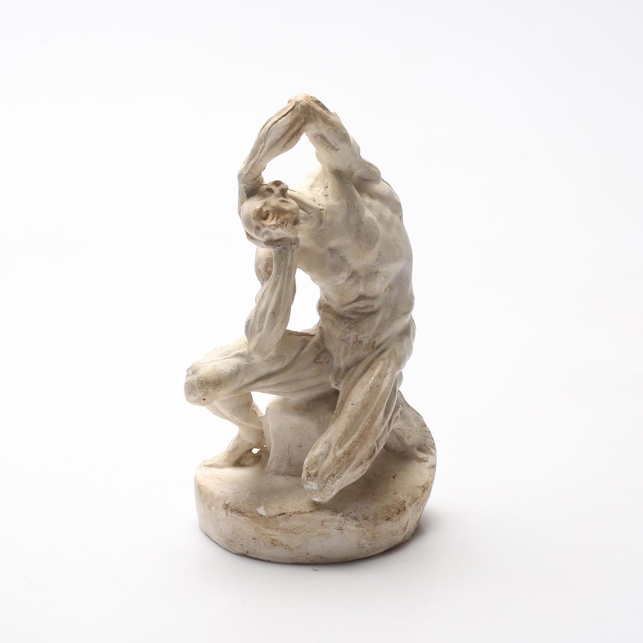 AFTER PIERRE PUGET. "Écorche". Sculpture, plaster.