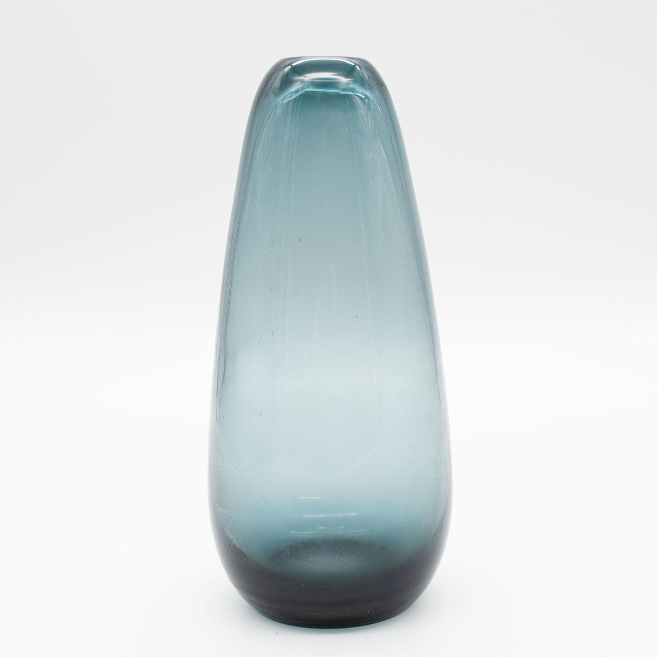 WILHELM WAGENFELD. VASE, WMF, TOURMALINE SERIES, 50'S. Glass - Art