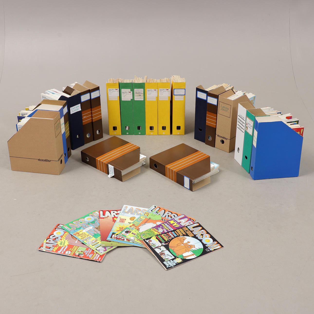 LARSON, serietidningar, 1988-2009.