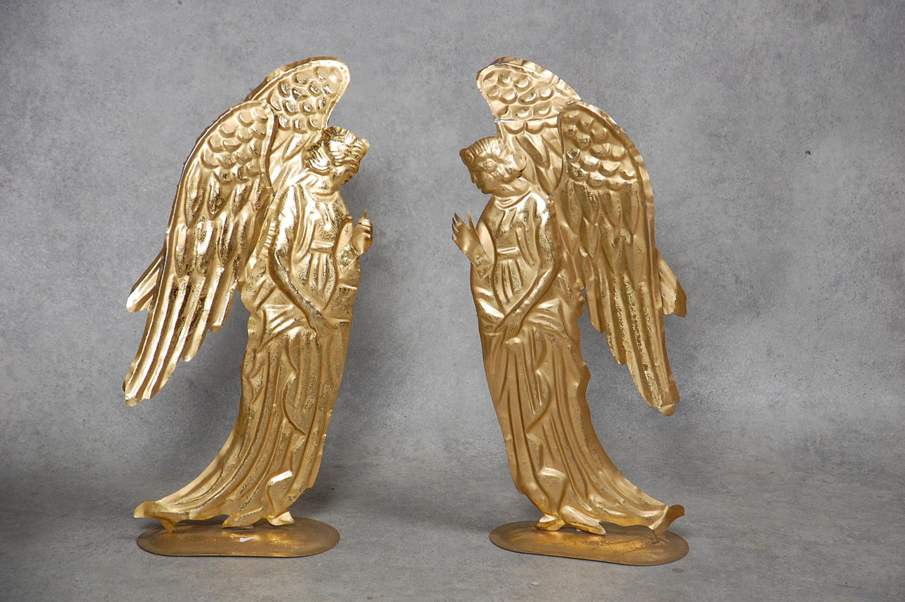 ALTARÄNGLAR, 1 par, 1900-tal.