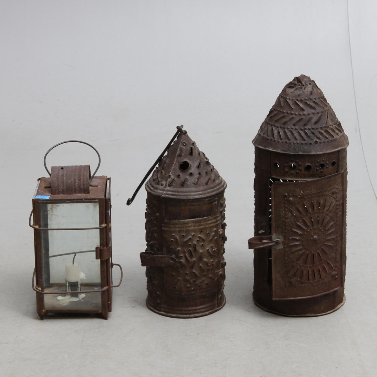 LYKTOR, 3 st, 18 & 1900-tal.