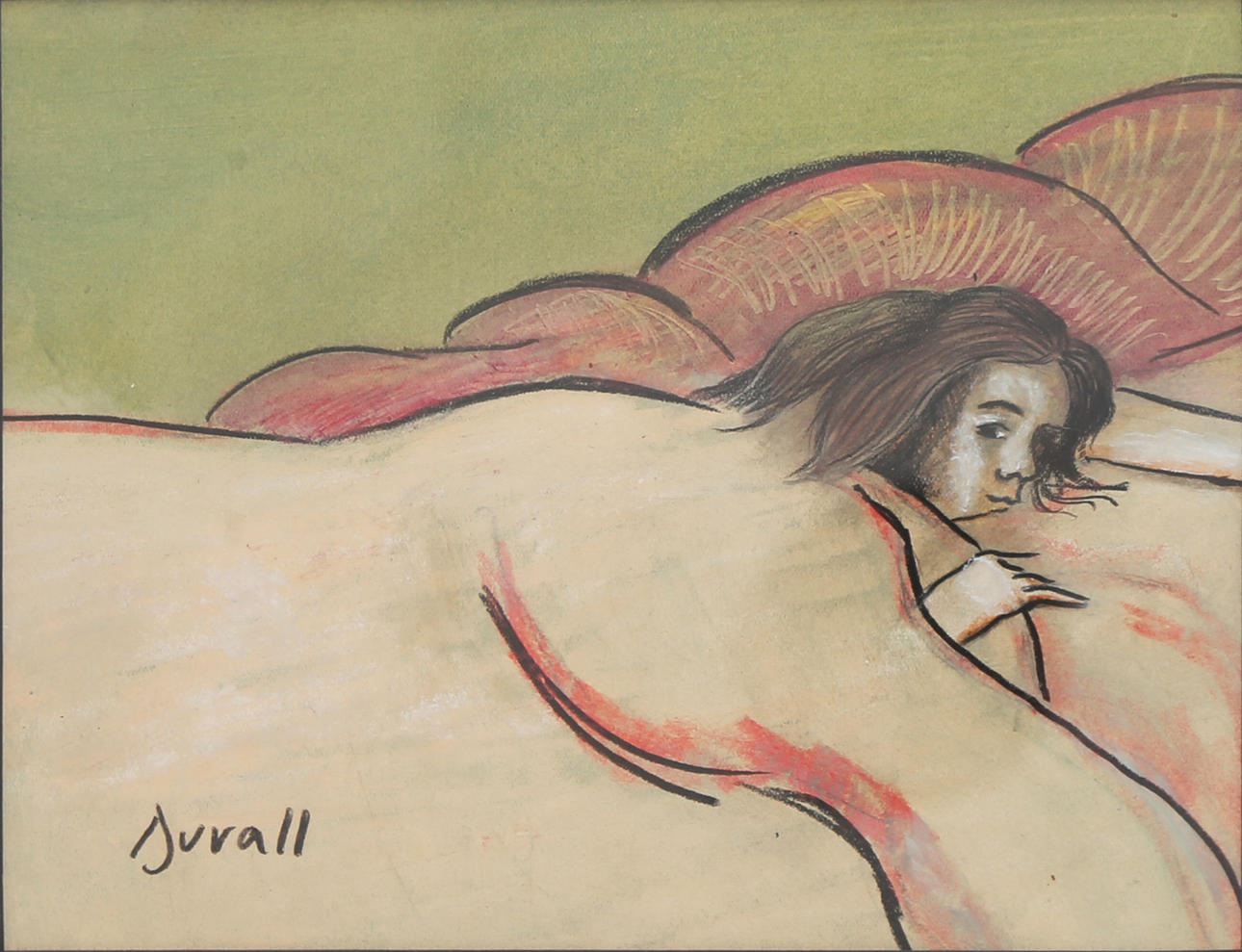JORGE DURALL. Una joven.