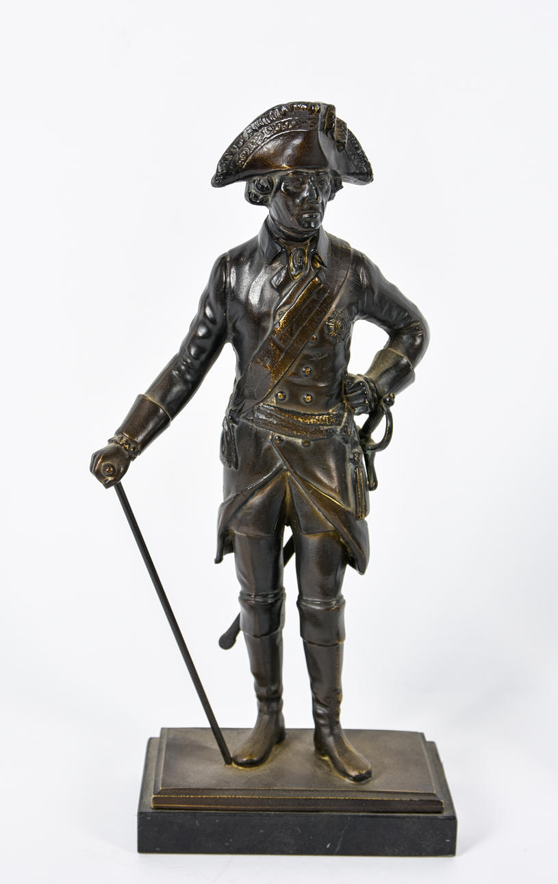 Skulptur, brons, old Fritz.