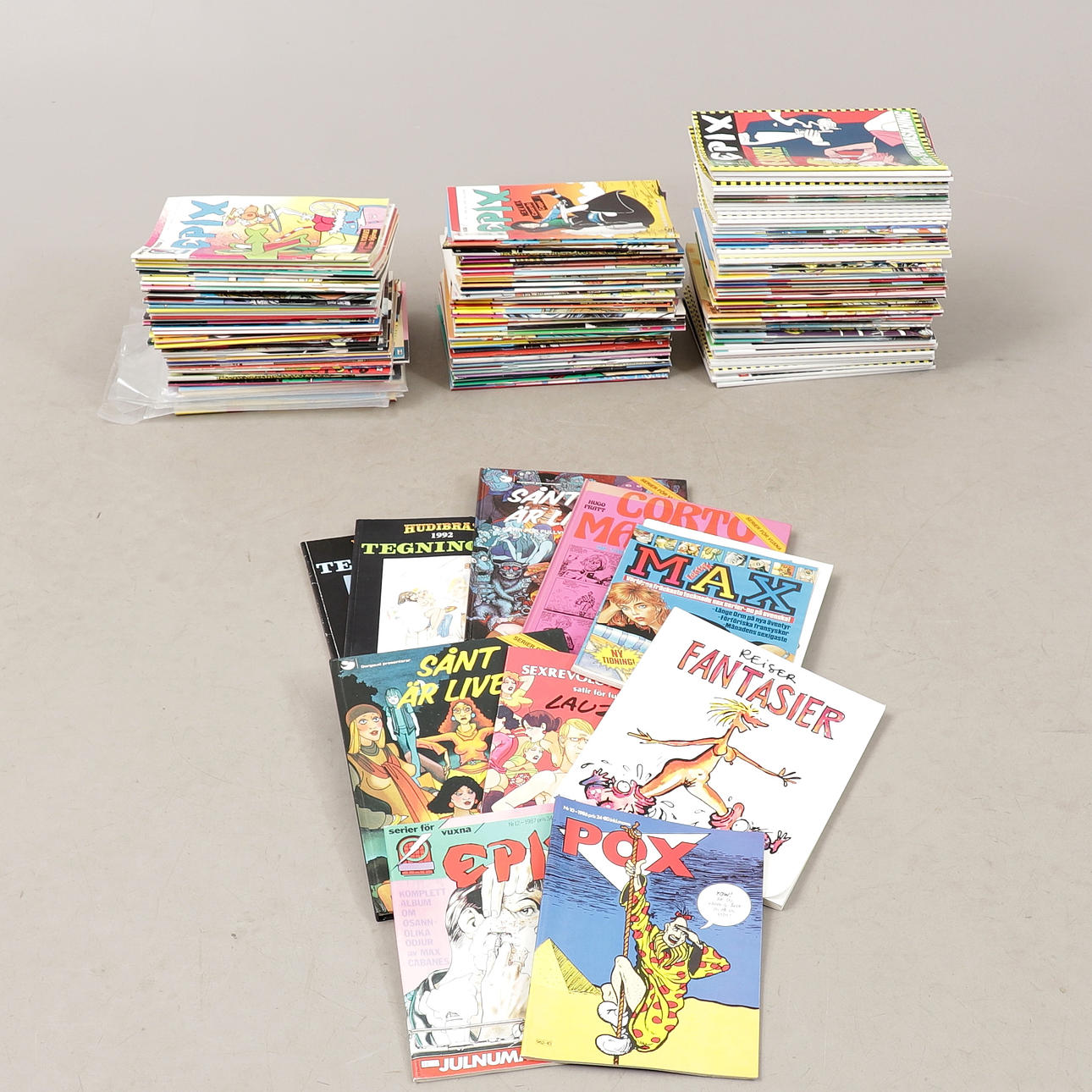 ADULT SERIES, Epix, POX, Elixir etc., 1980s.