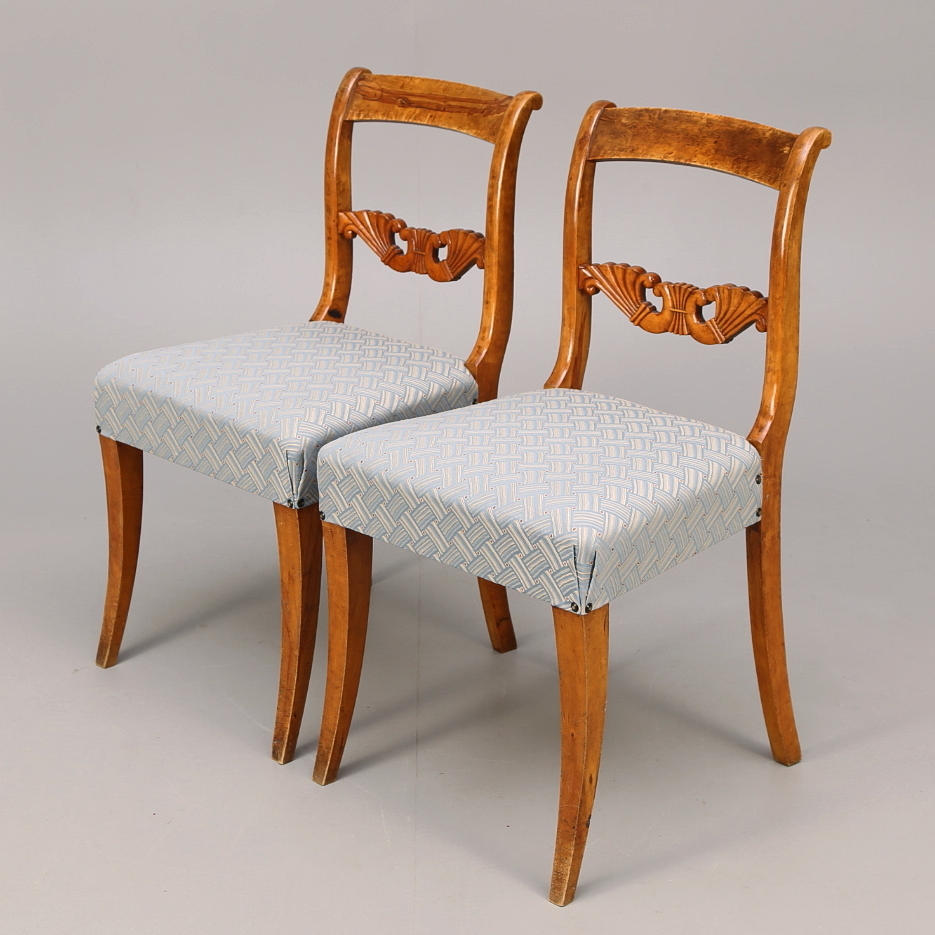 STOLAR, ett par, empir, 1800-tal.