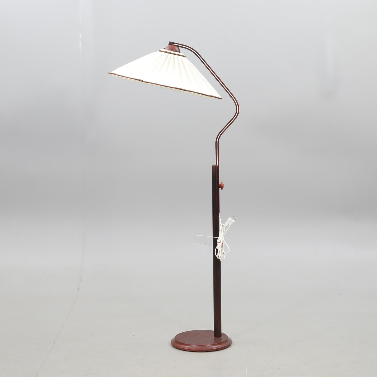 FLOOR LAMP, molded wood, labeled Solbacken.