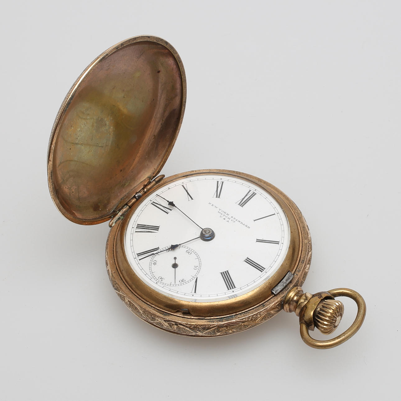 FICKUR, savonett, New York Standard Watch Co, USA.