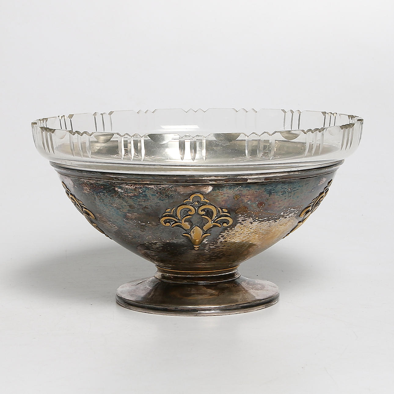 SKÅL, nysilver, Danmark. 1900-talets första hälft.