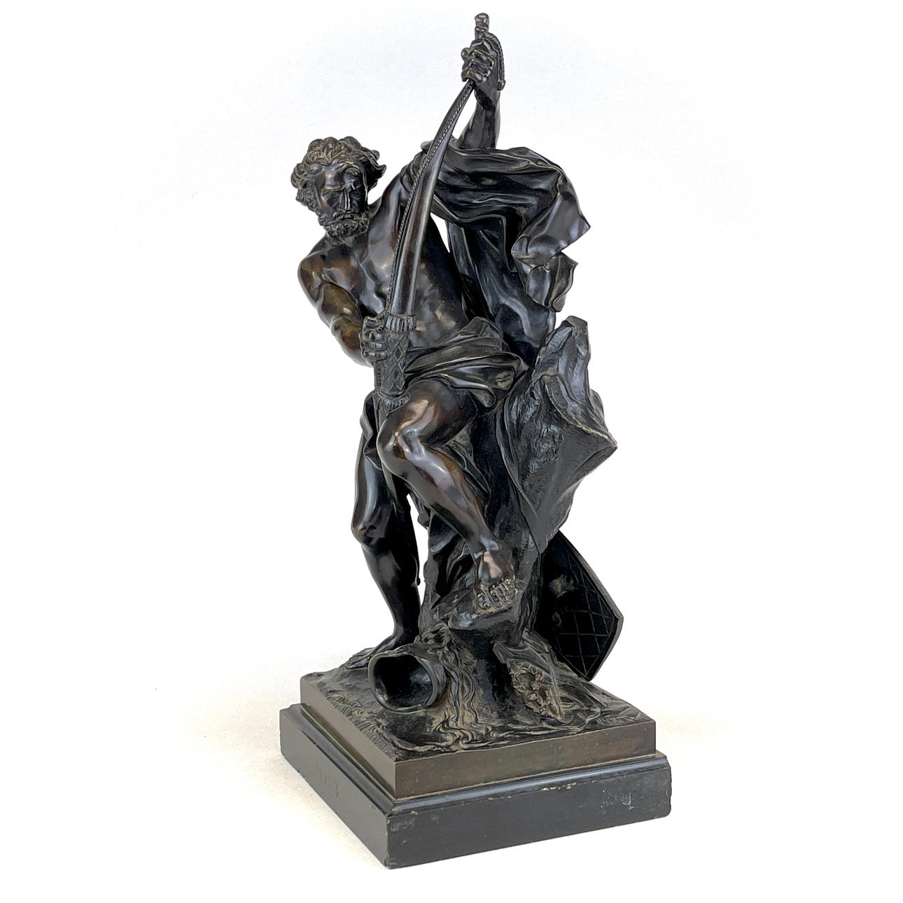 S.XIX FIGURA DE BRONCE DE ULISES.