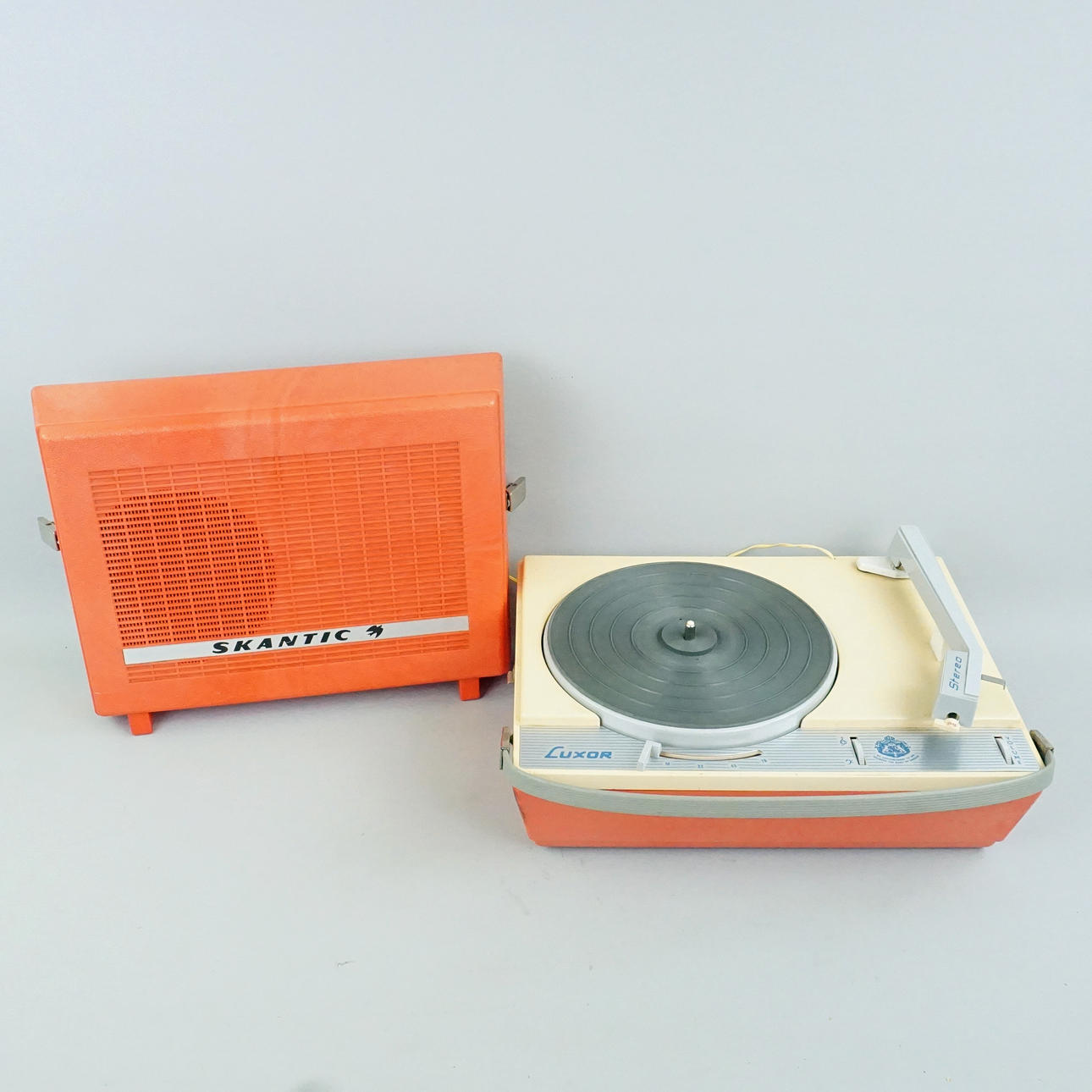 SKIVSPELARE, portabel, Luxor Skantic.