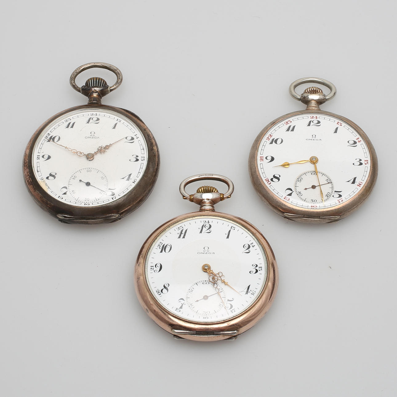 FICKUR, 3 st, Omega, silver.